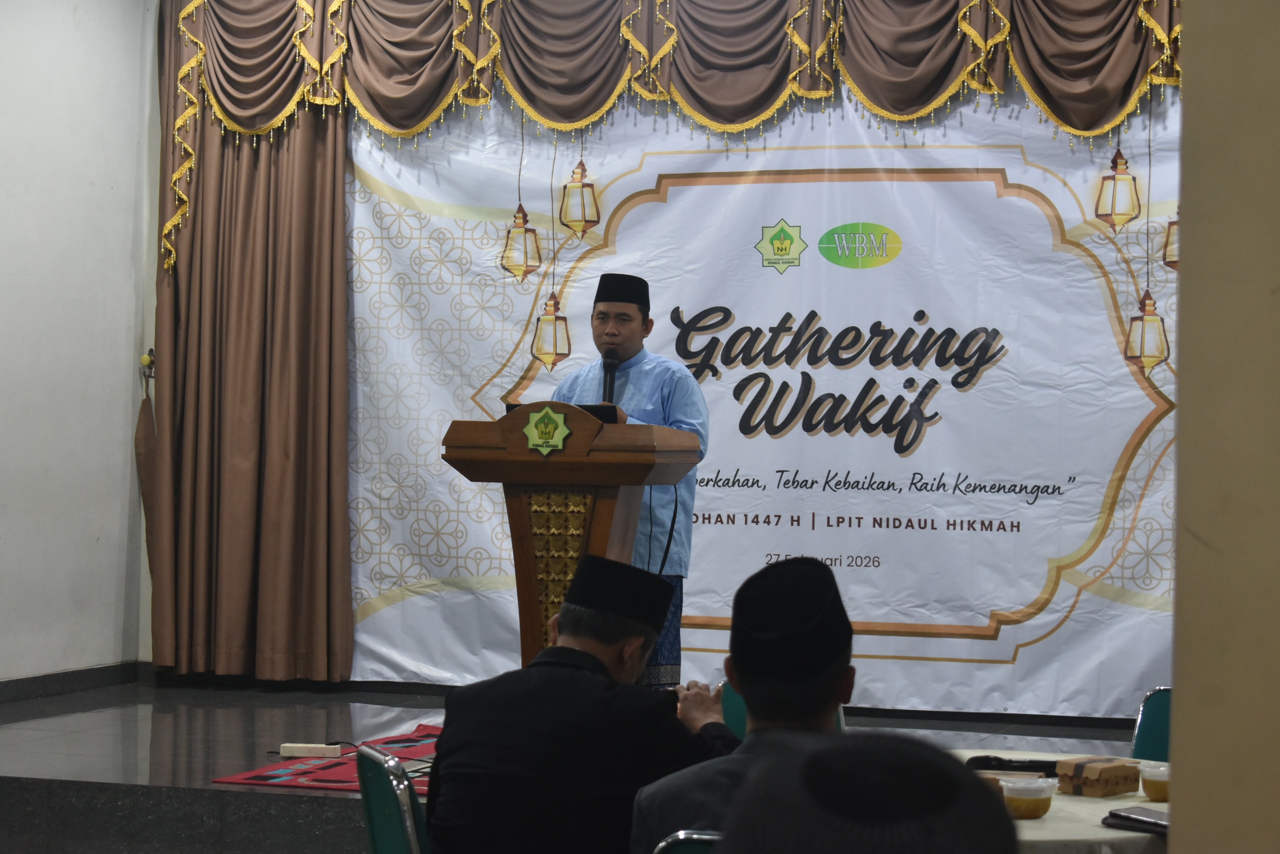 Gathering Wakif Yayasan Wahana Bina Masyarakat dan Peresmian Sumur Bor SMPIT Nidaul Hikmah