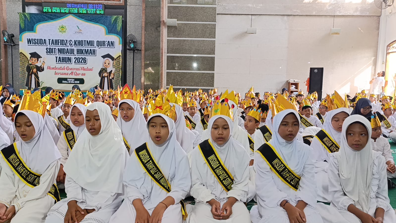 SDIT Nidaul Hikmah Salatiga Gelar Wisuda Tahfidz dan Khotmil Qur&rsquo;an, 516 Siswa Raih Capaian Hafalan Al-Qur&rsquo;an